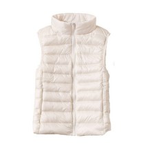 Banana Store UNIQLO STYLE 올 시즌 여성용 ULTRA LIGHT DOWN VEST Packable Puffer Vest S-3XL