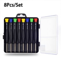 정밀 Torx 크로스 스크루 드라이버 세트 8 개 T3 T4 T5 T6 PH000 SL1.5 마그네틱 수리 핸드 툴 273625