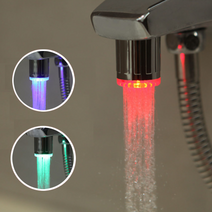 욕실 싱크대 스마트 온도 측정 센스 LED 퓨어워터 워터탭 스테인리스 수도꼭지