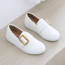 여성 통굽 버클 캐주얼 슬립온 단화 운동화 잭코디