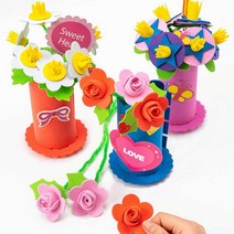 민화 eva 꽃화분만들기 8종 조화만들기 diy 화분꾸미기, 파리지옥풀, 민화 EVA 꽃화분