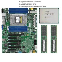 Supermicro H11SSL-i placa-mae/ epyc 7551p cpu/ ddr4 64gb ram 2933Y x 2, [02] CPU