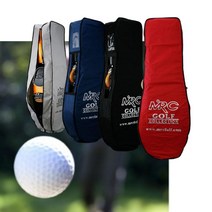 대형 골프투어 방수 경량 항공커버 여행용 필드 캐디 골프채커버 가방, 레드