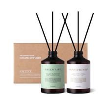실속형 디퓨저 200ml 2개입 세트 / 스틱 10개 증정 -, 23)라이브러리 2