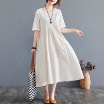 자카드원피스 40 50대 여름원피스 빅사이즈 엄마옷