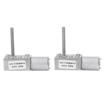웜기어 감속기 모터 웜DC 기어드 모터 감속 알루미늄 황동 M6x50mm 소형 윈치용, 02 60