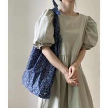 [끌림샵] 페이즐리 리본매듭 숄더 에코백 (4color)