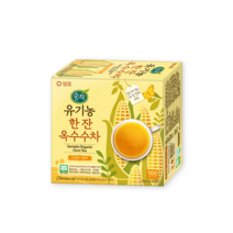 순작 유기농 한잔 옥수수차 100p, 150g, 3개
