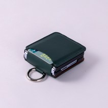 본아띠 POLARIS B.B.G 천연소가죽 카드수납 힌지보호 기능 갤럭시 Z플립 케이스