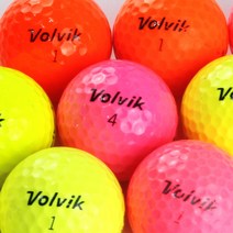 볼빅 칼라볼 A-급 칼라별포장 로스트볼 볼빅골프공, 70개