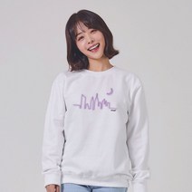 키밍 호텔 건축 달 맨투맨 후드티