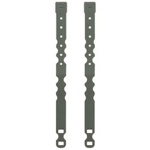 조끼 배낭 기어 홀더에 대 한 2 조각 재단사 악의 클립 스트랩 버클, 녹색, 2.5cmx0.7cmx31cm, 나일론