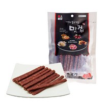 PET 맛집 져키 소 고기 (100gx5봉) 강아지 애견 노견 작은 말랑 한 대용량 간식 소형 중형 대형 견