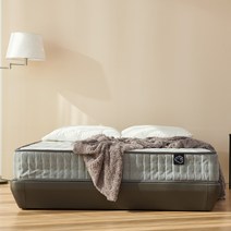 인테리어레시피 호텔 침대 파운데이션 + 매트리스 포함 방문설치, 본넬 필로우탑 25cm, 아이보리