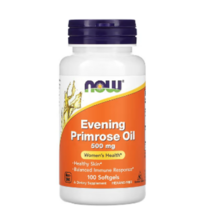 나우푸드 이브닝 프림로즈 오일 500 mg 100 Softgels (33일분), 1개, 1개
