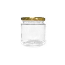 KH49 300ml 낱개 잼병 과일청 수제청 유리병, 플라스틱러그-흰색