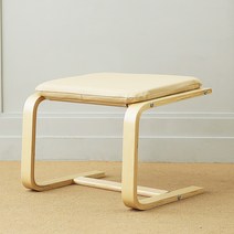 일루일루 실론 풋 스툴, IVORY (아이보리/PU)