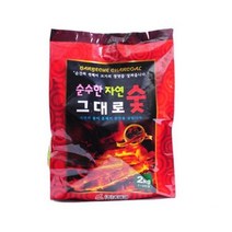 지피니 순수참숯, 2kg, 3개