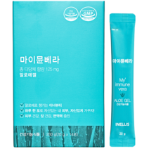 이넬리스 알로에 면역젤리 마이뮨베라 280g 14포 1박스 (2주분), 1개