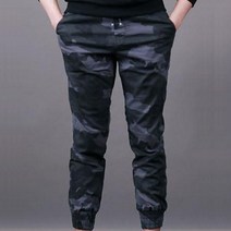 스댕클럽 남여공용 밴드 스판 카모 조거 바지 SBJ2780