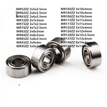 자전거베어링 호환 부품 10pcs mr 시리즈 mr52zz mr149zz 미니어처 모델 금속 차폐 볼, MR93ZZ 3x9x4m