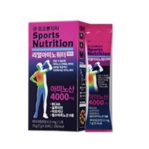 코오롱 리얼아미노워터 체리맛 아미노산 보충 음료, 7g, 47개