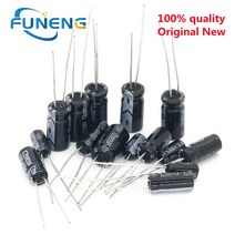 2-50pcs 10V 16V 25V 35V 50V 63V 알루미늄 전해 콘덴서 마이크로포맷 uF 220 330 470 680, 66 100V47uF 10PCS