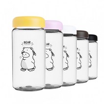 아조아닷컴 베어보틀(Happy)350ml 1개, 1.옐로우캡-베어보틀-1개