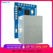 NT1-B 직렬-이더넷 모듈 ModBus 게이트웨이 MQTT DNS CDEBYTE RJ45 TCP-RTU 투명 전송 동시 수집