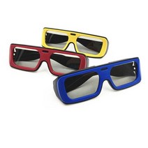 VSKEY 성인용 편광 3D 안경 패시브 리얼 3D 시네마 3D 4D 5D 영화 극장 시스템 HD 남녀공용 5 개, 4.Mix 색상