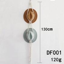 조립식창고 농막 전원주택 이동식 야외 북유럽 스타일 보헤미안 코튼 걸이식 모자 홀더 디스플레이 랙 스, 01 1