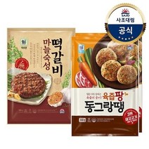 사조대림 [대림냉동] 마늘숙성떡갈비 480g x1개 +대림선 육즙팡 동그랑땡600g, 기본상품
