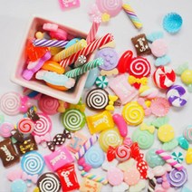 디자인어스 데코덴 파츠 데코덴파츠 핸드폰꾸미기 필통꾸미기 슬라임파츠 5W55582F, 1개, 화이트파츠
