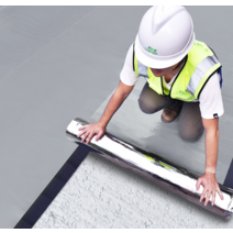 노출 콘크리트 발수제 방수 시트 접착식 외벽 방수제, 폭1mX길이20m 국가 표준 회색 필름 범용