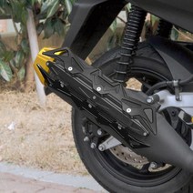 2022 혼다 PCX 튜닝 머플러 케이스 가드 커버, Black - 블랙