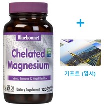 블루보넷 킬레이트 마그네슘 120베지캡슐 + 기프트증정(엽서), 120캡슐 1개 + 기프트(엽서)