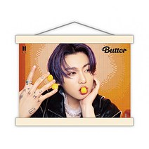 DIY 보석십자수 BTS 방탄소년단 굿즈 Butter 행잉 정국 20x30, 단품