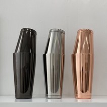 라이프해커스 칵테일 보스턴 쉐이커 홈바용품 홈텐딩, 블랙