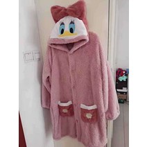 오리 잠옷 털 후드 담요 집순이 필수템 파자마 극세사