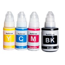 캐논 픽스 마 G1400 G2400 G3400 G1000 G2000 G3000 G1100 잉크 탱크 프린터 용 4 색 호환 GI 490 빅 BK GI490490 c m y 잉크, 협력사