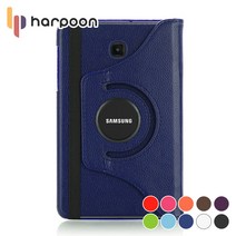 갤럭시 탭 A6 10.1 with S-pen 360도 회전 레더 케이스, 딥블루