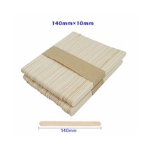 140mmx10mm 50개 우드아이스크림스틱 하드바 나무스틱 미술용품