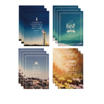 아이비스 만화지노트 MT10494 4p, 등대. 산. 성. 꽃, 5세트