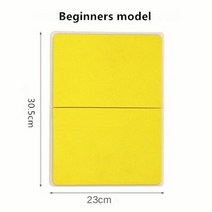 격파 송판 벽돌 용품 태권도 3pc 재사용 가능한 브레이크 보드 abs + eva 거품 플라스틱 무술 훈련 스크래치 플레이트 rebreakable muaythai 1pc, 노란색