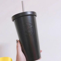 명품 텀블러 스텐 보온보냉 450ml (당일발송), 릴리프블랙텀블러, 1개