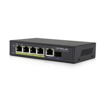 UBIQNET 유비큐넷 SL-POE6005GSFP 기가비트 6포트 스위칭허브 with 4포트POE광허브 802.3at PoE+지원 스위칭허브/서버-스위칭허브, 선택없음