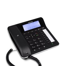 [모토로라] 자동응답유선일반 전화기 C7201M 블랙/화이트, 색상:블랙