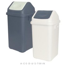 에이스 휴지통 중 40L, 그레이