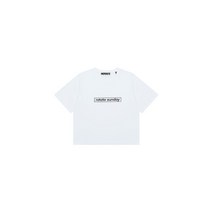 [ROTATE] 여성 Aster 로고 반팔티 화이트 HR327FRTS008WH