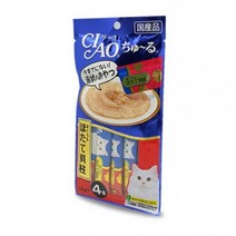 이나바 고양이 챠오츄르 간식, 참치+조개관자, 56g, 48팩
